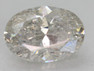 CERTIFIED 1.07 CARAT I COLOR SI1 OVAL NATURAL EARTH MINED LOOSE DIAMOND FOR RING 7.44X5.21MM  *360 REAL VIDEO & IMAGES