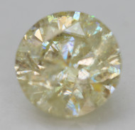 CERTIFIED 1.53 CARAT FANCY YELLOW ROUND BRILLIANT NATURAL EARTH MINED LOOSE DIAMOND 7.15MM  *360 REAL VIDEO & IMAGES