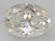 CERTIFIED 1.01 CARAT H COLOR SI1 OVAL NATURAL EARTH MINED LOOSE DIAMOND FOR RING 7.6X5.4MM  *360 REAL VIDEO & IMAGES