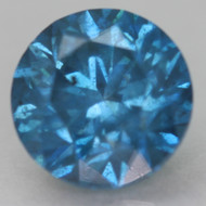 CERTIFIED 1.34 CARAT VIVID BLUE SI1 ROUND BRILLIANT NATURAL EARTH MINED LOOSE DIAMOND 6.66MM  *360 REAL VIDEO & IMAGES