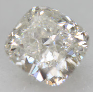 CERTIFIED 1.23 CARAT E COLOR VS2 CUSHION SHAPE NATURAL EARTH MINED LOOSE DIAMOND FOR RING 6.35X6.07MM  *360 VIDEO & PICS