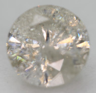 Certified 1.51 Carat K Color Round Brilliant Natural Earth Mined Loose Diamond For Jewelry 7.11mm  *360 VIDEO & IMAGES