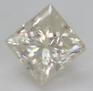 CERTIFIED 3.51 CARAT H COLOR SI2 PRINCESS NATURAL EARTH MINED LOOSE DIAMOND FOR JEWELRY 8.22X8.09MM  *360 VIDEO & IMAGES