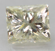 CERTIFIED 0.44 CARAT J COLOR VVS2 PRINCESS NATURAL EARTH MINED LOOSE DIAMOND FOR RING 4.34X3.86MM  *360 VIDEO & IMAGES