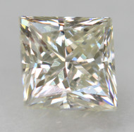 CERTIFIED 0.41 CARAT I COLOR VVS2 PRINCESS NATURAL EARTH MINED LOOSE DIAMOND FOR RING 3.9X3.83MM  *360 VIDEO & IMAGES