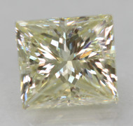 CERTIFIED 0.45 CARAT J COLOR VVS2 PRINCESS NATURAL EARTH MINED LOOSE DIAMOND FOR RING 4.31X3.92MM  *360 VIDEO & IMAGES