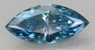CERTIFIED 0.90 CARAT VIVID BLUE VS1 MARQUISE NATURAL EARTH MINED LOOSE DIAMOND 10.18X4.9MM  *360 REAL VIDEO & IMAGES