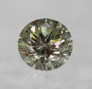 0.42 Carat Top Top Light Yellowish Brown Round Brilliant Natural Earth Mined Loose Diamond For Jewelry 4.79mm