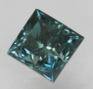 0.22 CARAT FANCY VIVID BLUE SI1 PRINCESS NATURAL EARTH MINED LOOSE DIAMOND 3.38X3.26MM *REAL IS RARE. REAL IS A DIAMOND