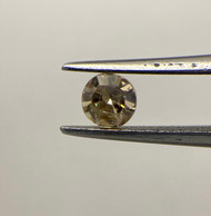 0.10 Carat Top Top Light Brown Old Cut Round Natural Earth Mined Loose Diamond For Jewelry 2.99mm *REAL IS A DIAMOND