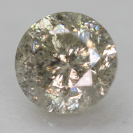 0.51 Carat Light Greenish Silver Round Brilliant Natural Earth Mined Loose Diamond For Jewelry 4.79mm 360 VIDEO & IMAGES
