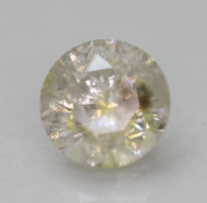0.78 Carat K Color Round Brilliant Natural Earth Mined Loose Diamond For Jewelry 5.71mm *360 REAL VIDEO & PICTURES