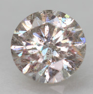 0.40 CARAT TTL BROWN SI2 ROUND BRILLIANT NATURAL EARTH MINED LOOSE DIAMOND FOR JEWELRY 4.65MM *360 REAL VIDEO & PICTURES