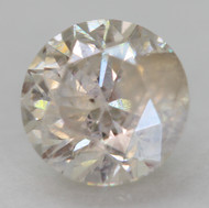 0.54 CARAT J COLOR ROUND BRILLIANT NATURAL EARTH MINED LOOSE DIAMOND FOR JEWELRY 5.04MM *360 REAL VIDEO & PICTURES