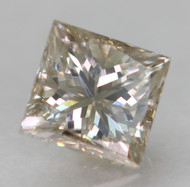 0.22 CARAT J COLOR VVS2 PRINCESS NATURAL EARTH MINED LOOSE DIAMOND FOR JEWELRY 3.40X3.25MM *360 REAL VIDEO & PICTURES