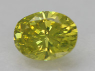 0.17 CARAT CANARY YELLOW VVS2 OVAL NATURAL EARTH MINED LOOSE DIAMOND FOR JEWELRY 4.15X3.18MM *360 REAL VIDEO & PICTURES