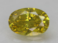 0.17 CARAT CANARY YELLOW VVS2 OVAL NATURAL EARTH MINED LOOSE DIAMOND FOR JEWELRY 4.31X3.01MM *360 REAL VIDEO & PICTURES