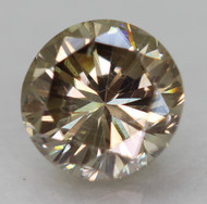 0.52 CARAT FANCY BROWN VS1 ROUND BRILLIANT NATURAL EARTH MINED LOOSE DIAMOND FOR JEWELRY 5MM *360 REAL VIDEO & PICTURES