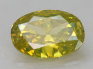 0.33 CARAT CANARY YELLOW VS2 OVAL NATURAL EARTH MINED LOOSE DIAMOND FOR JEWELRY 5.71X4.02MM *360 REAL VIDEO & PICTURES