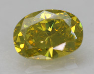 0.23 CARAT CANARY YELLOW VS2 OVAL NATURAL EARTH MINED LOOSE DIAMOND FOR JEWELRY 4.74X3.40MM *360 REAL VIDEO & PICTURES