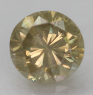 0.17 Carat Fancy Yellowish Brown VS1 Round Brilliant Natural Earth Mined Loose Diamond For Jewelry 3.5mm  VIDEO & IMAGES