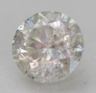 0.47 CARAT G COLOR SI3 ROUND BRILLIANT NATURAL EARTH MINED LOOSE DIAMOND FOR JEWELRY 4.85MM *360 REAL VIDEO & PICTURES