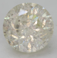 1.36 CARAT J COLOR ROUND BRILLIANT NATURAL EARTH MINED LOOSE DIAMOND FOR JEWELRY 6.89MM *360 REAL VIDEO & PICTURES