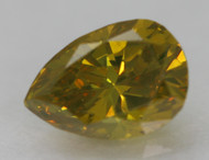0.28 CARAT CANARY YELLOW VS1 PEAR SHAPE NATURAL EARTH MINED LOOSE DIAMOND FOR JEWELRY 5.18X3.61MM *360 VIDEO & PICTURES