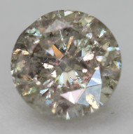 1.00 CARAT FANCY INTENSE SILVER ROUND BRILLIANT NATURAL EARTH MINED LOOSE DIAMOND FOR JEWELRY 6.28MM *360 VIDEO & IMAGES