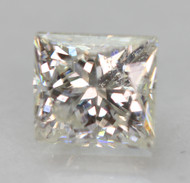 0.46 CARAT H COLOR SI2 PRINCESS NATURAL EARTH MINED LOOSE DIAMOND FOR JEWELRY 4.16X3.76MM *360 REAL VIDEO & PICTURES