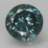 0.45 CARAT VIVID BLUE SI1 ROUND BRILLIANT NATURAL EARTH MINED LOOSE DIAMOND 4.76MM *360 PROFESSIONAL VIDEO & PICTURES