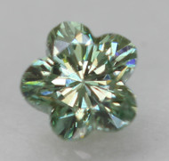 0.11 CARAT VIVID GREEN SI1 FLOWER SHAPE NATURAL EARTH MINED LOOSE DIAMOND 3.02X2.96MM *360 PROFESSIONAL VIDEO & PICTURES