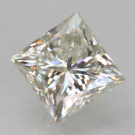 Certified 0.59 Carat F Color VVS2 Princess Natural Earth Mined Loose Diamond For Jewelry 4.5x4.36mm  *360 VIDEO & PICS