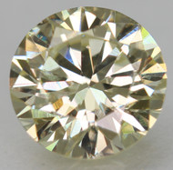 CERTIFIED 0.50 CARAT FANCY YELLOW VVS1 ROUND BRILLIANT NATURAL EARTH MINED LOOSE DIAMOND 5.15MM  *360 VIDEO & IMAGES