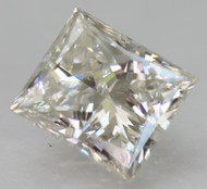 CERTIFIED 1.26 CARAT G COLOR VS2 PRINCESS NATURAL EARTH MINED LOOSE DIAMOND FOR RING 6.33X5.53MM  *360 VIDEO & IMAGES