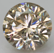 CERTIFIED 1.15 CARAT BROWN YELLOW VS2 ROUND BRILLIANT NATURAL EARTH MINED LOOSE DIAMOND 6.66MM  *360 REAL VIDEO & IMAGES