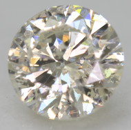 CERTIFIED 1.04 CARAT I COLOR SI2 ROUND BRILLIANT NATURAL EARTH MINED LOOSE DIAMOND FOR RING 6.53MM  *360 VIDEO & IMAGES
