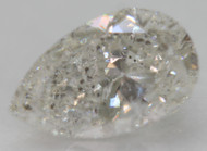 CERTIFIED 0.83 CARAT F COLOR SI2 PEAR SHAPE NATURAL EARTH MINED LOOSE DIAMOND FOR RING 7.8X4.83MM  *360 VIDEO & IMAGES