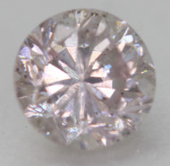 CERTIFIED 0.48 CARAT LIGHT PINK SI2 ROUND BRILLIANT NATURAL EARTH MINED LOOSE DIAMOND 4.85MM  *360 REAL VIDEO & IMAGES