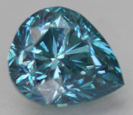 CERTIFIED 1.01 CARAT VIVID BLUE VS1 PEAR SHAPE NATURAL EARTH MINED LOOSE DIAMOND 6.77X5.73MM  *360 REAL VIDEO & IMAGES