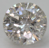 CERTIFIED 1.39 CARAT H COLOR SI2 ROUND BRILLIANT NATURAL EARTH MINED LOOSE DIAMOND FOR RING 6.9MM  *360 VIDEO & IMAGES