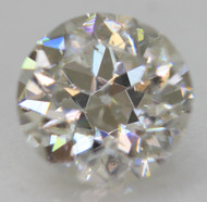 Certified 0.61 Carat E Color VS2 Old Cut Round Natural Earth Mined Loose Diamond For Ring 5.46mm  *360 VIDEO & IMAGES