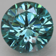 CERTIFIED 0.73 CARAT VIVID BLUE VS1 ROUND BRILLIANT NATURAL EARTH MINED LOOSE DIAMOND 5.71MM  *360 REAL VIDEO & IMAGES