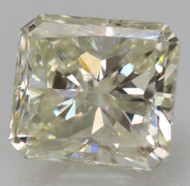 CERTIFIED 1.50 CARAT I COLOR SI1 RADIANT NATURAL EARTH MINED LOOSE DIAMOND FOR RING 6.69X6.09MM  *360 VIDEO & IMAGES