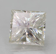 0.44 CARAT H COLOR SI2 PRINCESS NATURAL EARTH MINED LOOSE DIAMOND FOR JEWELRY 4.30X4.22MM *360 REAL VIDEO & PICTURES