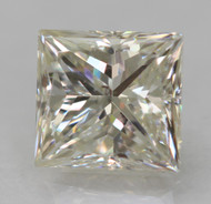 0.35 CARAT H COLOR SI1 PRINCESS NATURAL EARTH MINED LOOSE DIAMOND FOR JEWELRY 3.97X3.74MM *360 REAL VIDEO & PICTURES