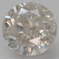 0.50 CARAT I COLOR ROUND BRILLIANT NATURAL EARTH MINED LOOSE DIAMOND FOR JEWELRY 4.97MM *360 REAL VIDEO & PICTURES