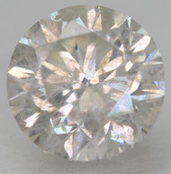 0.53 CARAT I COLOR SI2 ROUND BRILLIANT NATURAL EARTH MINED LOOSE DIAMOND FOR JEWELRY 5.01MM *360 REAL VIDEO & PICTURES