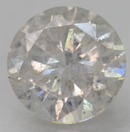 0.54 CARAT I COLOR SI2 ROUND BRILLIANT NATURAL EARTH MINED LOOSE DIAMOND FOR JEWELRY 5.12MM *360 REAL VIDEO & PICTURES