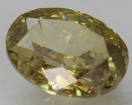 0.35 Carat Fancy Vivid Yellow SI2 Oval Natural Earth Mined Loose Diamond For Ring 4.97mm *360 REAL VIDEO & PICTURES